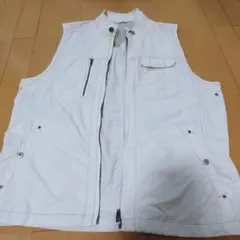 Golden Bear ホワイト ノースリーブベスト L