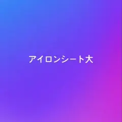 アイロンシート 大
