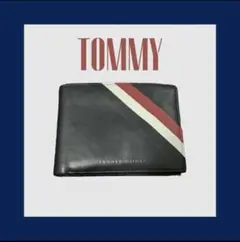 TOMMY HILFIGER 二つ折り財布 ブラック