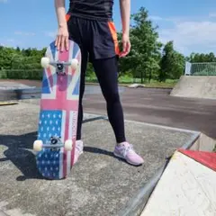 スケートボード　コンプリートセット　スケボー　ABEC9ベアリング採用　国旗柄