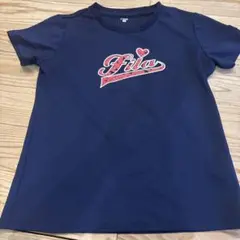 Fila ネイビー Tシャツ Lサイズ