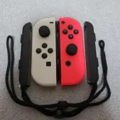 Switch　ジョイコン　左右　ホワイト&オレンジ