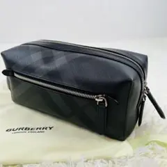 【美品】BURBERRYバーバリー ノバチェック セカンドバッグ ポーチ
