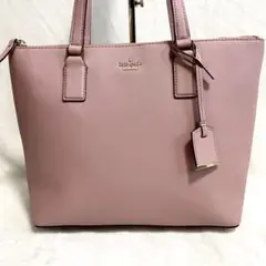 美品✨ ケイトスペード トートバッグ ビジネス サフィアーノレザー A4 ピンク