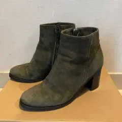 【LucaGrossi】ルカグロッシ ムートン スウェード ショートブーツ
