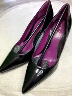 セルジオロッシ Sergio Rossi パンプス エナメル 22.5 裏貼り済