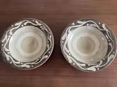 やちむん陶器皿2枚セット