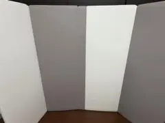 ちゃいなび シームレスプレイマット　ホワイト×グレー　Mサイズ