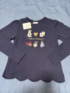 メゾピアノ アリスモチーフ　長袖Ｔシャツ　140