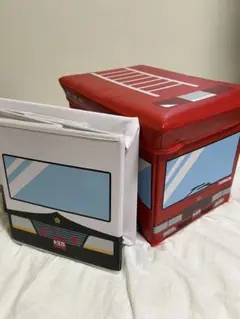 【即日発送】トミカ 収納ボックス 2個セット　パトカー　パトロールカー・消防車
