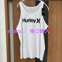 Hurley ホワイト タンクトップ Lサイズ