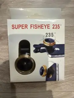 スマホ用 魚眼レンズ 235° クリップ式 広角撮影