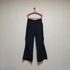 ナイロンカーゴパンツ╱ブラック