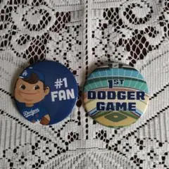 ドジャース 記念バッジ 2個セット