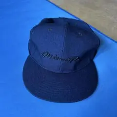 (美品)ミズプロ キャップ ネイビー フリーサイズ