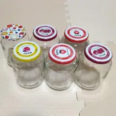 ジャムの空瓶　空き瓶まとめ売り　6個