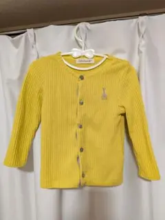 Sophie la girafe イエローカーディガン