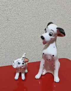 Disney★ 101匹ワンちゃん★親子★置物 陶器