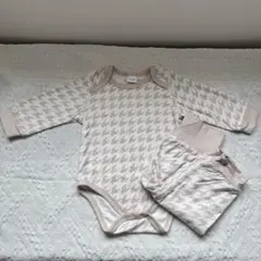 ベビーロンパース　セットアップ　3-6M 70サイズ