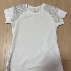 Nike DRI-FIT テニスウェア ホワイト/グレーLレディース