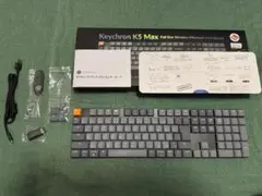【美品】Keychron K5 Max QMK/VIA 赤軸 RGB 日本語配列