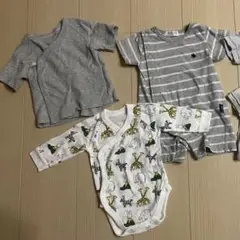 ポロベビー　ロンパース　50〜60 ユニクロ　3枚