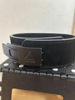 pl.collegeベルト ブラック レザー　　sサイズ