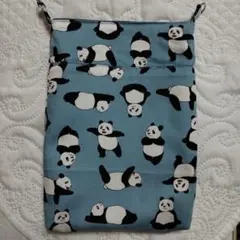 パンダ柄スマホポーチハンドメイド