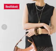 Healthknit／ヘルスニット】ノースリーブトップス