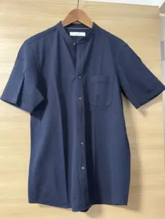 グリーンレーベル　半袖シャツ　ネイビー