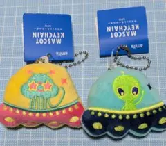 マスコットキーホルダー　UFO　2種