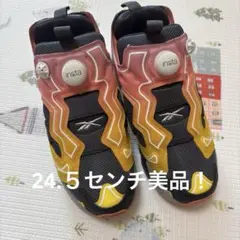 【美品】Reebok インスタポンプフューリー　グリッチ ブラック×グレー