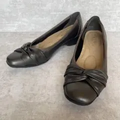 kaika カイカ ウォーキング パンプス 23.5EEE ブロンズ