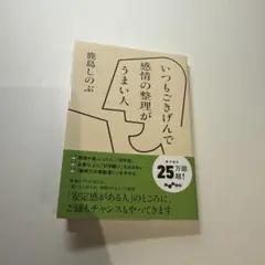 いつもごきげんで感情の整理がうまい人