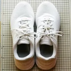 ★値下げ：中高生 通学靴 白 26.5cm：箱付き★Nike ホワイトスニーカー