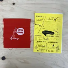 STOMACHACHE. ストマックエイク　ZINEと布
