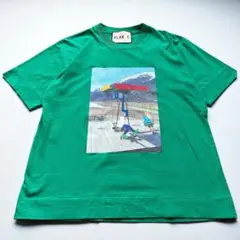 PLAN C プランシー　Tシャツ　グラフィック　size S グリーン