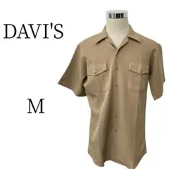 ★美品 DAVI'S デイビス ベージュ 半袖 シャツ M