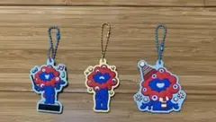 万博　ミャクミャク　ぷっくりラバマス　3つセット