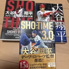 大谷翔平3冊セット　3.0は美品