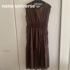 ❁︎美品　ナノユニバース　ティアードワンピース　クリーニング済