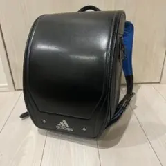 adidas ランドセル　ブラック/ブルー