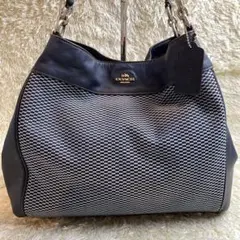 美品 コーチ トートバッグ ショルダーバッグ ゴールド金具 レザー