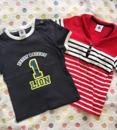 PETIT BATEAU プチバトー Tシャツ 2枚セット (24m/86cm)