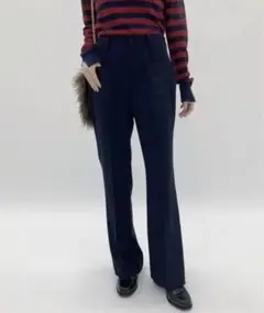 IENA LA BOUCLE PE/R 2wayストレッチフレアパンツ