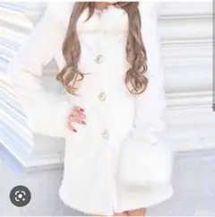 ★MA*RS★ホワイト★ファーコート★白★white★ふわふわ★マーズ★新品★