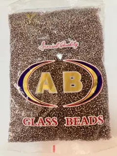 ブラウン系 約450ｇ グラスビーズ