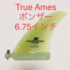 TRUE AMES BONZER ボンザーフィン 6.75インチ 美中古 クリア