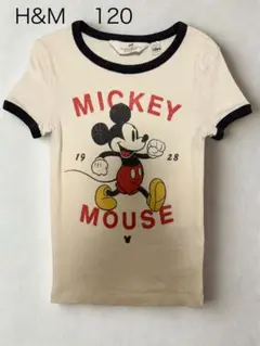 H&M ミッキーマウス Tシャツ 120