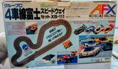 スロットカー　富士スピードウェイセット XS-109 TOMY AFX ジャガー AFX Fuji Speedway Set XS-109 Slot Car Track Tomy Rare